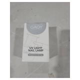 GAOY Mini UV Light for Gel Nails, Small Nail Cure Light, Eggshell LED Nail Lamp, USB Nail Dryer for Fast Curing, Pink