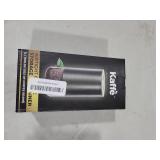 Kaffe Glass Coffee Canister (12oz) w/Airtight Lid - Click to Release Seal - BPA Free Glass & Stainless Steel - Elegant Kitchen Storage Container for Coffee, Nuts, Rice, Flour, Sugar, Tea, Cereal