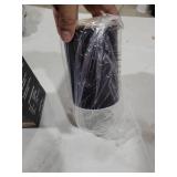 Kaffe Glass Coffee Canister (12oz) w/Airtight Lid - Click to Release Seal - BPA Free Glass & Stainless Steel - Elegant Kitchen Storage Container for Coffee, Nuts, Rice, Flour, Sugar, Tea, Cereal