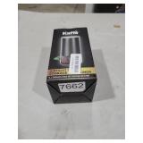 Kaffe Glass Coffee Canister (12oz) w/Airtight Lid - Click to Release Seal - BPA Free Glass & Stainless Steel - Elegant Kitchen Storage Container for Coffee, Nuts, Rice, Flour, Sugar, Tea, Cereal