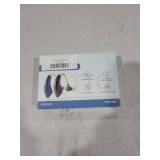 Digital Hearing Amplifiers Qty 2 (Modern Blue) 500hr Battery by Britzgo BHA-220D