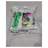 [6-PACK] Glowing Titan 13 Action Figure Set Already Assembled, T13 3D Printed Action Figures With Weapons Accessories T 13 Lucky Robo Dummy Nova 13 Action Figures, Figura de acciÃ³n t13 (6-Colors)