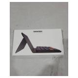 Doohoeek Universal Bluetooth Keyboard for Samsung Galaxy Z Fold, iPad mini 7 2024 & Phones, Dual Bluetooth Mini Keyboard with Any-Angle Kickstand & Leather Cover for Android, Windows and iOS