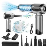 Grixz Handheld Vacuum Cleaner, 22000Pa Powerful Car Vacuum Cleaner Cordless, Mini Vacuum Lightweight Air Duster, Portable Rechargeable Vacuum for Car, Home, Kitchen