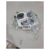 HCY&WLD Upgrade 4-in-1 Retractable Dog Leash with LED Light & Dispenser & Poop Bags, 16 ft Heavy Duty Dog Leash with Anti-Slip Handle for Dogs up to 44 lbs, 360Â° Tangle-Free, One Button Brake & Loc