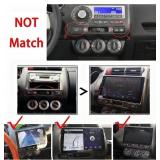 Saitedudu Android 14 Car Stereo Radio for Honda Fit Jazz 2004-2010 9 Inch HD Touch Screen with Wireless Carplay Android Auto Navigation GPS WiFi Bluetooth AHD Backup Camera, 4+64G