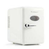 CUTIEWORLD Mini Beverage Cooler for Office, White