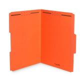 Blue Summit Supplies Orange Legal Size Fastener File Folders, Legal Size, Legal File Folders with Fasteners, 1/3 Cut Reinforced Tabs, Durable 2 Prongs, for Organizing Medical or Law Files, 50 Pack