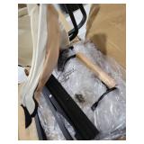 40 Gal (150L) Laundry Hamper with Lid, Leather Patchwork Laundry Basket with Rolling Lockable Wheels and Handle, Laundry Basket Organizer for Laundry Room, Bedroom and Bathroom,Laundry Room - White