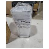 HKJ Chef 4 Pack Large Airtight Food Storage Containers with Lids (5.2L / 176oz), BPA Free Plastic Kitchen and Pantry Organization Contianers for Cereal Flour and Sugar Storage, Labels & Marker