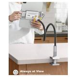Lamicall Gooseneck Tablet Holder Mount : Flexible Arm Clip Tablet Stand for Bed, Desk Mount Gifts, Compatible with iPad Pro 11\", Mini Air, Galaxy Tabs More 4.7 to 10.5\" Phones and Tablets