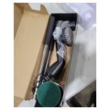 Leebein Electric Spin Scrubber, Cordless Cleaning Brush for Bathroom Shower Tub, IPX7 Waterproof Power Scrubber with 7 Brush Heads, Extendable Long Handle and 2 Speeds Scrubber for Bathtub Floor