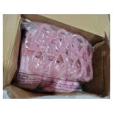 Reallnaive 6 Set Pink Bow Baby Shower Game Prize for Winners Hair Band Wrist Bands Coquette Folding Mirror Pink Bow Claw Clips Glass with Transparent Bag for Bridal Shower Wedding Galentine Favors