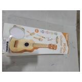 Vanplay Kids Guitar Set - Montessori Toys for 2 3 Year Old Boy Girls Birthday Gifts, 7 in 1 Musical Instruments for Toddlers 2-4, Band Sets with Ukulele/Flute/Tambourine/Maracas Toys for Kids 3-5
