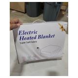 Electric Heated Throw Blanket 50\" x 60\", Soft Plush Flannel & Sherpa Electric Blanket with 8 Heat Settings, 1-12H Auto-Off, Fast & Even Heating, Machine Washable, Ideal for Home & Office, Beige