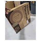 Elcoho 10 Pieces Round Woven Placemats 13.8 Inch Boho Rattan Placemats Farmhouse Braided Place Mats Woven Plate Chargers Rustic Wicker Table Mats for Dining Table