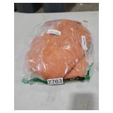 LAMIT Sheer Linen Curtains 63 Inch for Bedroom, Light Filtering Country Decor Semi Sheer Farmhouse Boho Curtains Back Tab and Rod Pocket Living Room Panels, Burnt Orange, 2 Panels, 52 x 63 Inch