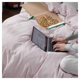 Bedsure Duvet Cover King Size - Soft Double Brushed Bedding Set for Kids & Adults, Zipper Closure, 3 Pieces, Includes 1 Duvet Cover (104\"x90\") & 2 Pillow Shams, NO Comforter, Pink Mocha