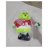 ONIBOGO 30Inch Large Christmas Standing Green Monster Figurine Extendable Christmas Plush Doll with Telescopic Legs Decorations Tabletop Fireplace Ornament Decor for Xmas Holiday Party Gift