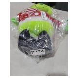 ONIBOGO 30Inch Large Christmas Standing Green Monster Figurine Extendable Christmas Plush Doll with Telescopic Legs Decorations Tabletop Fireplace Ornament Decor for Xmas Holiday Party Gift