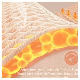 True North by Sleep Philosophy Cozy Flannel Warm 100% Cotton Sheet - Novelty Print Animals Stars Cute Ultra Soft Cold Weather Bedding Set, Full, Aqua Dots 4 Piece - Full