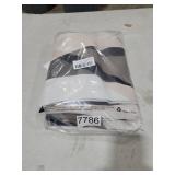 Ruelvth Cream Blackout Curtains, Abstract Ombre Cream Striped Window Curtains for Living Room Modern Room Darkening Grommet Curtains, 42x84 Inch, 2 Panels