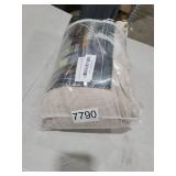 MASWOND Faux Linen Pinch Pleated Curtain 72W x 96L Inches, Extra Wide Light Filtering Semi Sheer Curtains for Living Room Patio Door, Pinch Pleat Window Drapes with Hooks (1 Panel, Linen)