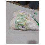 Arch Backdrop Cover Set of 2(6ft/7.2ft) Double Color Wedding Arch Cover Spandex Fitted Arch Covers,Round Top Arch Backdrop Cover for Baby Party Birthday Banquet Shower (White+Cream)