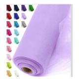 Tulle Fabric Rolls Lavender Ribbon Tutu Spool Bolt for DIY Wedding Decoration