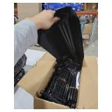 VTRIN 10 Tier Shoe Rack Tall Large Capacity 50 Pair Wide Shoe Organizer with Two Hooks Sturdy Metal Shoe Shelf for Entryway, Closet, Bedroom