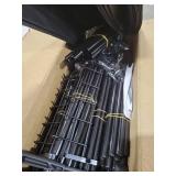 VTRIN 10 Tier Shoe Rack Tall Large Capacity 50 Pair Wide Shoe Organizer with Two Hooks Sturdy Metal Shoe Shelf for Entryway, Closet, Bedroom