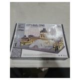 Myth Qholve Paris Louvre Museum Building Blocks Iconic Landmark Model Toy for Teens Adults & Collectors 3D Puzzle Set for Educational and Decorative Fun