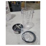 New Blender Cup and Blade Replacement Parts 32oz Cup and Extractor Blade and 2 Rubber Gaskets 4-Piece Compatible with NutriBullet High-Speed Blender/Mixer System 600W/900W Series