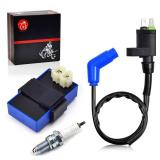 igniter CDI Box and Ignition Coil Spark Plug For Honda FourTrax 300 TRX 300 TRX300FW 2x4 4x4 1989 1990 1991 1992 1993 OEM 30410-HC4-770 30510-HC4-000