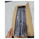 Curtain Rods for Windows 66-120 inch,3/4 inch Heavy Duty Adjustable Decorative Curtain Rod with Modern Finials,2 Pack Window Rods for Bedroom, Living Room,Patio and Kitchen