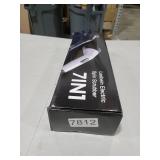 Leebein Electric Spin Scrubber, Cordless Cleaning Brush for Bathroom Shower Tub, IPX7 Waterproof Power Scrubber with 7 Brush Heads, Extendable Long Handle and 2 Speeds Scrubber for Bathtub Floor