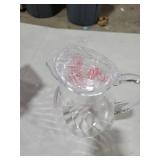 Amazing Abby - Bubbly Whirly - Plastic Pitcher (64 oz, 2 Quart), Clear Water Pitcher with Lid, Fridge Jug, BPA-Free, Shatter-Proof, Great for Iced Tea, Sangria, Lemonade, Juice, Milk, and More