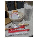 Complete Sourdough Starter Kit, Banneton Bread Proofing Basket with Glass Sourdough Starter Jar, Sourdough Bread Baking Supplies, 9