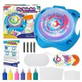 Wings Giant Spin Art Machine Variable Speed, Battery Operated Spinner - Paint Spinner with Splatter Guard, Washable Paint, Spin Art Kit, Stem Toys, Arts and Crafts