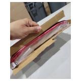 Sattiyrch Plastic Christmas Ornament Storage Box with Trays,Customizable Dividers, Dust-Proof Durable Ornament Organizer Holder,Christmas Storage Containers,Holds 64 x 3 Ornaments