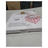 Sattiyrch Plastic Christmas Ornament Storage Box with Trays,Customizable Dividers, Dust-Proof Durable Ornament Organizer Holder,Christmas Storage Containers,Holds 64 x 3 Ornaments