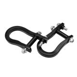 HQPASFY Front Bumper Tow Hooks 2Pcs Black Compatible with 2008-2018 Chevy Silverado 1500, GMC Sierra 1500| 2019 Chevy Silverado 1500 LD, GMC Sierra 1500 Limited Replaces# 84072463