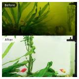 Aquarium Filter, Fish tank filters, U-V Fish Tank Green Clean Machine, Aquarium - Submersible Pump Filter for Cleaning Green Water and Algae, Freshwater Aquariums,fish tank filters for 55 - 150 Gallon