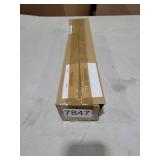 Black Curtain Rods 2 Packs for Windows 36\"- 48\", Decorative Drapery Rod Adjustable, 5/8 inch Small Curtain Rod for Bedroom, Living Room, Kitchen and Outdoors