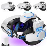 Kawaye for Meta Quest 3S/Quest 2/Quest 3 Head Strap, Double Knobs Adjustable Elite Strap Replacement,VR Headset Strap with Two Large Support Pad Enhanced Support, Reduce Pressure