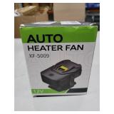 Demohome 12V 200W Car Heater & Cooling Fan in One, Instant Windscreen Defogger & Defroster for Winter & Damp Days - Portable & Safe, Plugs into Cigarette Lighter for Any Vehicle - Black/Gray