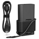 ELECBRAiN Slim 90W Laptop Charger USB C Replacement for Dell Latitude 5420 5520 7480 7490 7420 Chromebook 3100 Dell XPS 13 9360 XPS15 9550 9560 DA65NM190 LA65NM190 Type C AC Adapter Power Cord