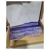 Vase for Lego Flowers Bouquet Upgraded, Acrylic Display Holder Compatible with Lego Botanical Collections Roses Sunflowers, for Lego Flower Building Set Lovers, Gradient Blue