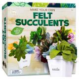 Hapinest DIY Potted Felt Succulents Craft Kit for Adults Women Teens and Seniors, Arts & Crafts for Ages 6 Years and Up