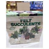 Hapinest DIY Potted Felt Succulents Craft Kit for Adults Women Teens and Seniors, Arts & Crafts for Ages 6 Years and Up